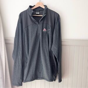 Gray Quarter-Zip Sweatshirt  NHL Coors Men’s XL